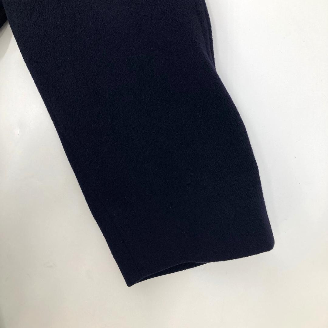 美品　BURBERRY　バーバリー　ロングコート　ピュアカシミヤ　ネイビー