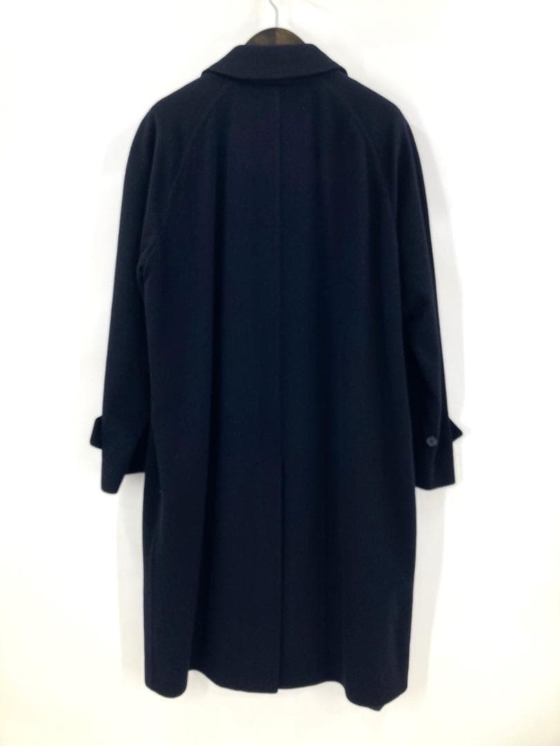 美品　BURBERRY　バーバリー　ロングコート　ピュアカシミヤ　ネイビー