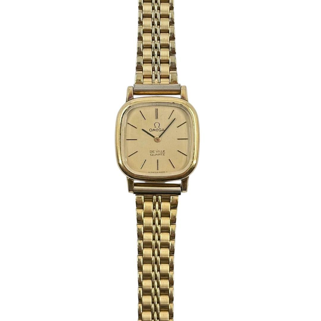OMEGA デビル　De Ville腕時計　ジュネーブ　ゴールド　スクエア