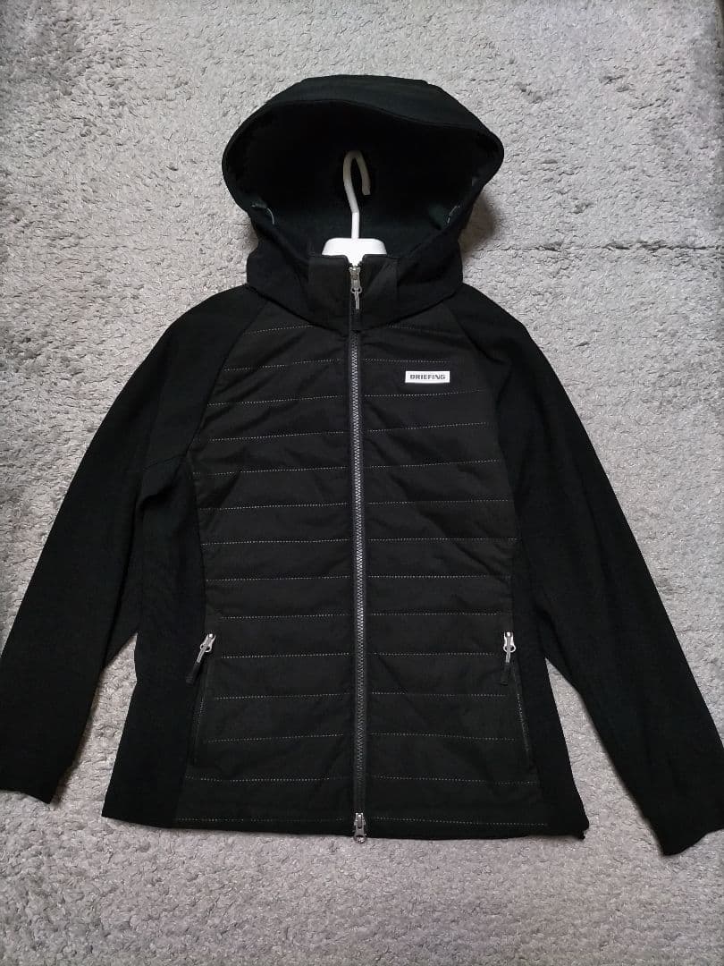 ブリーフィングゴルフ　ハイブリッド　ウォームパーカー　黒
