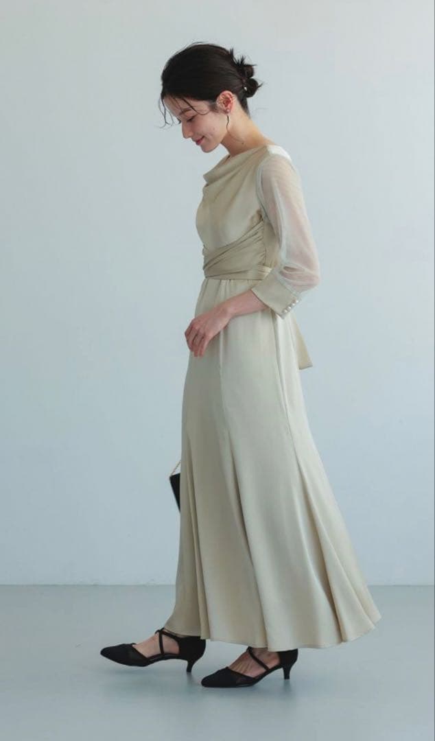 6★新品タグ付き★ドリードール　クロスドレープドレス　M