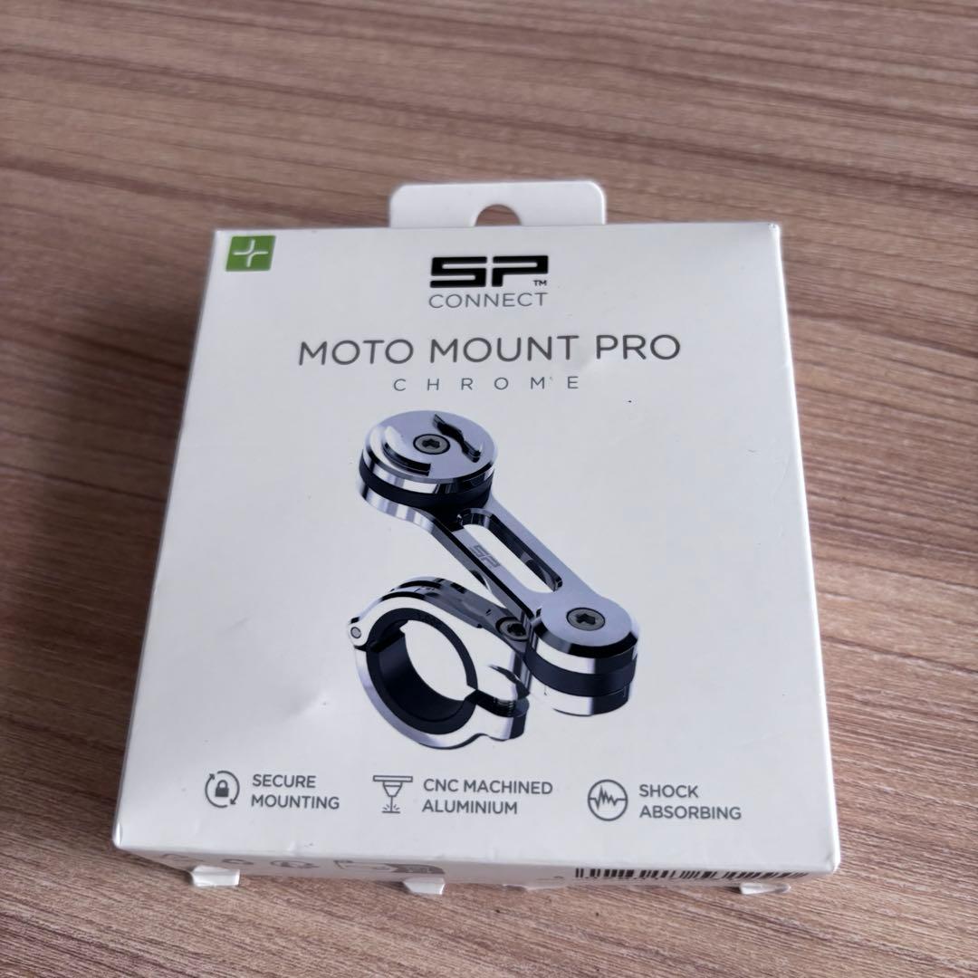 エスピーコネクトモトマウント Pro クロム｜CNC高強度バイク用スマホホルダー