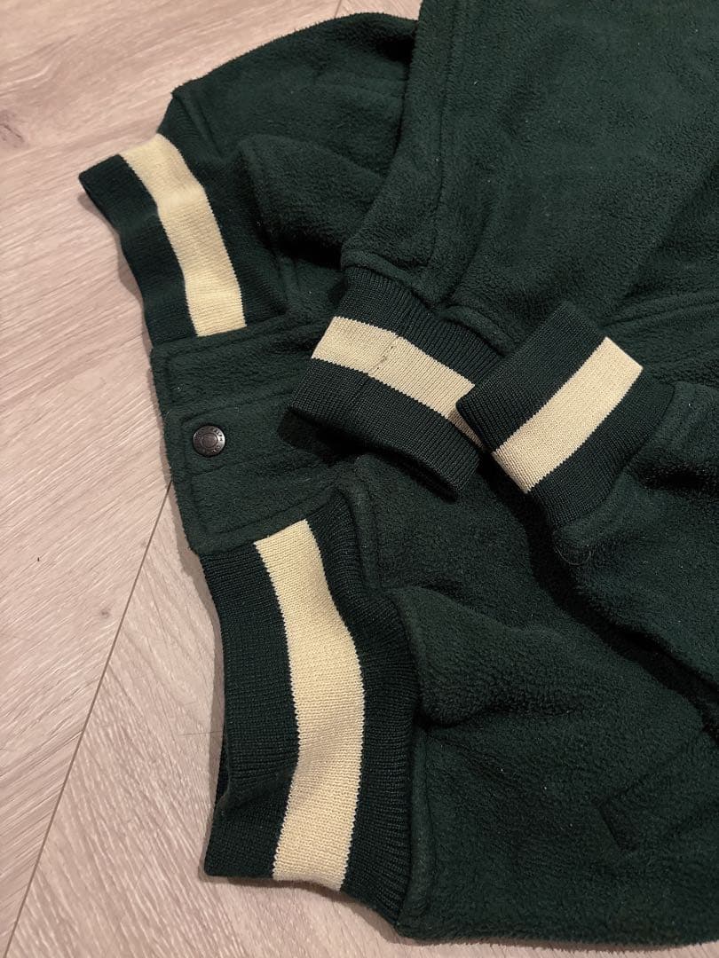 90s Polo by Ralph Lauren フリースバーシティジャケット緑