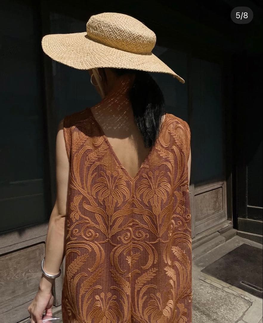 AMERI ブラウン オールインワン