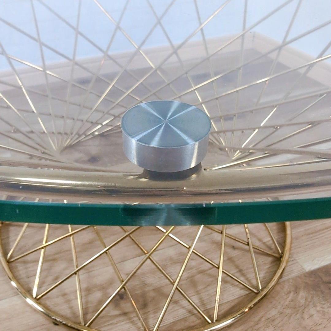 Francfranc フランフラン マーリア コーヒーテーブル ゴールド ガラス