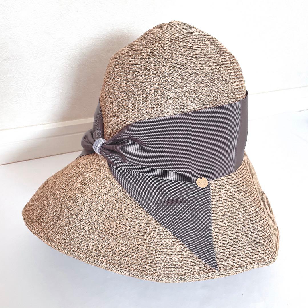 未使用タグ付き✨ アシーナニューヨーク ストローハット リボン 麦わら帽子