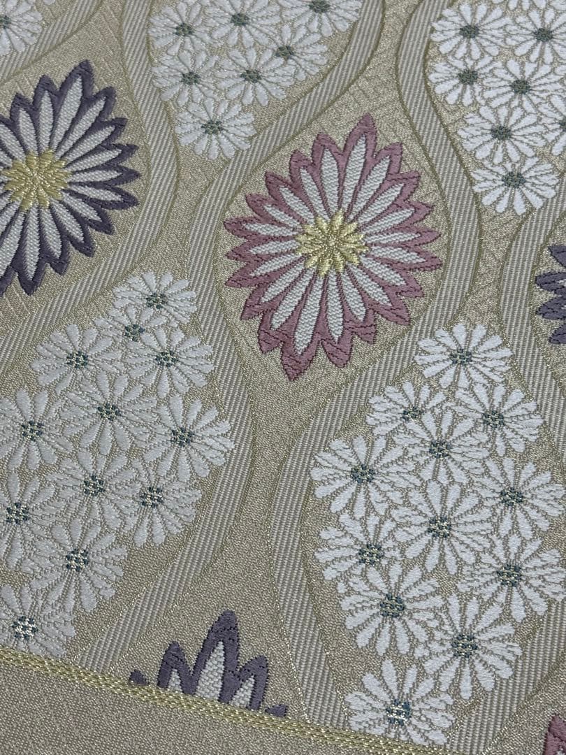 シ*ラ様 【新品未使用】 志都香織物　袋帯　西陣織　未仕立て　正絹　フォーマル