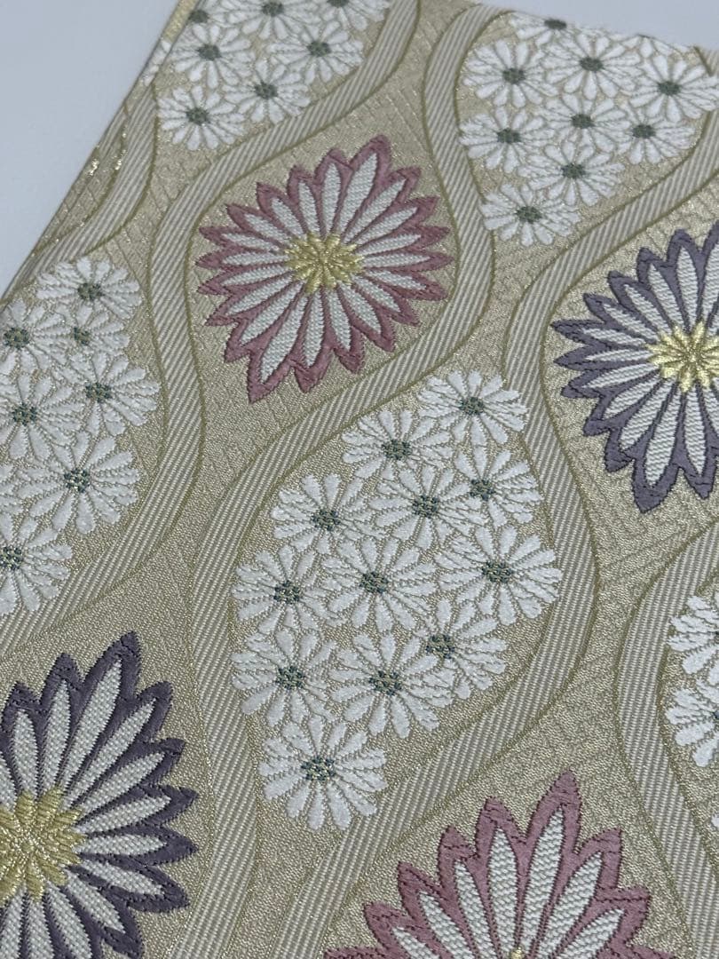 シ*ラ様 【新品未使用】 志都香織物　袋帯　西陣織　未仕立て　正絹　フォーマル