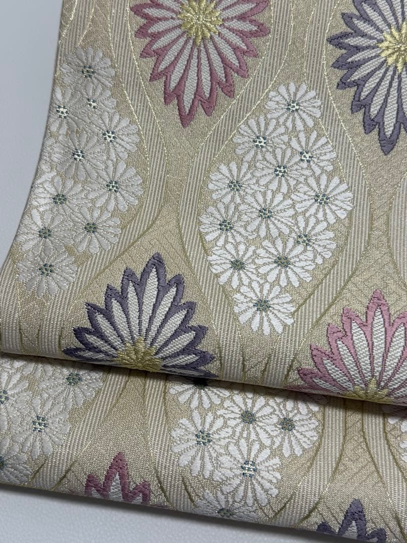 シ*ラ様 【新品未使用】 志都香織物　袋帯　西陣織　未仕立て　正絹　フォーマル