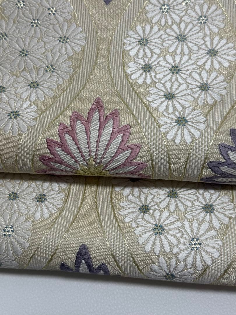 シ*ラ様 【新品未使用】 志都香織物　袋帯　西陣織　未仕立て　正絹　フォーマル