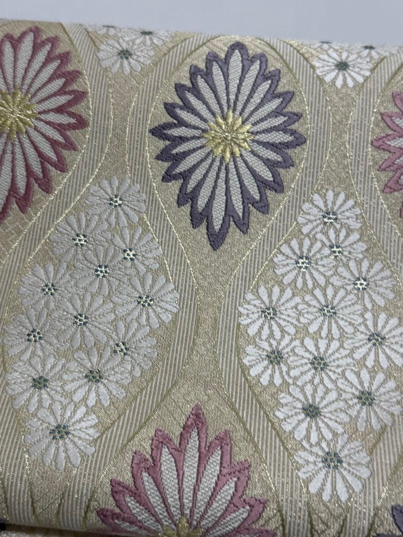 シ*ラ様 【新品未使用】 志都香織物　袋帯　西陣織　未仕立て　正絹　フォーマル