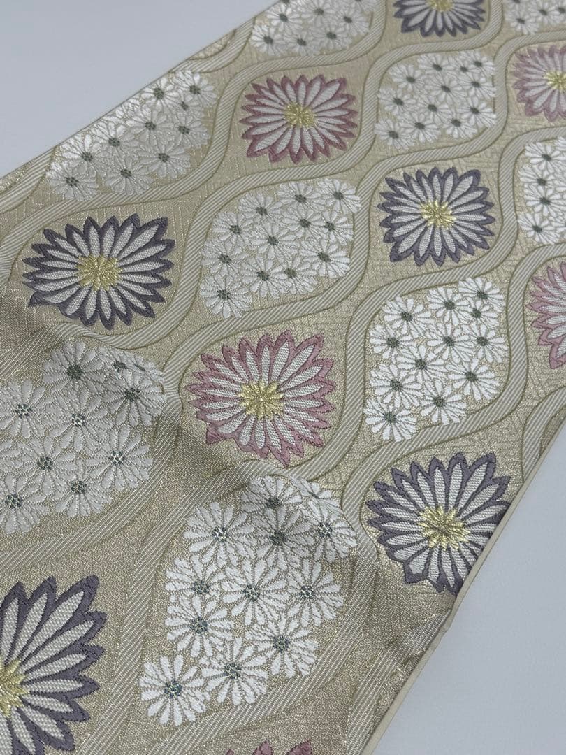 シ*ラ様 【新品未使用】 志都香織物　袋帯　西陣織　未仕立て　正絹　フォーマル