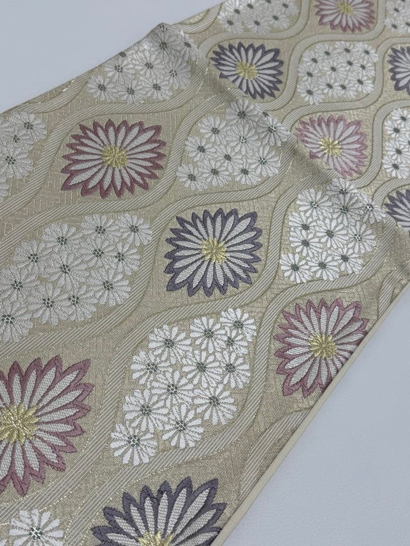 シ*ラ様 【新品未使用】 志都香織物　袋帯　西陣織　未仕立て　正絹　フォーマル