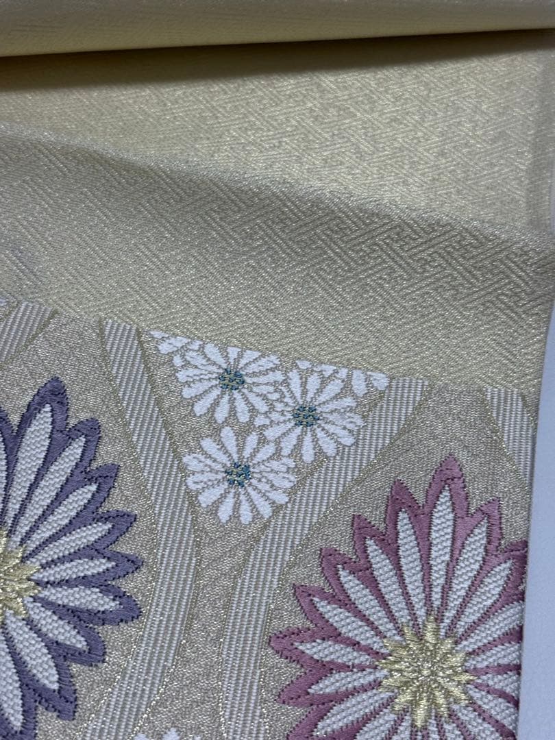 シ*ラ様 【新品未使用】 志都香織物　袋帯　西陣織　未仕立て　正絹　フォーマル