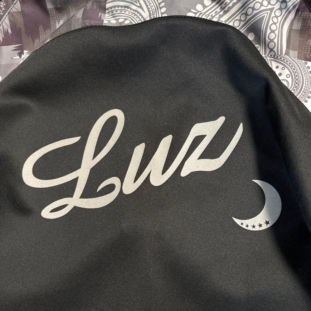 LUZ e SOMBRA ルースイソンブラ ペイズリー柄 切替ジップ パーカー