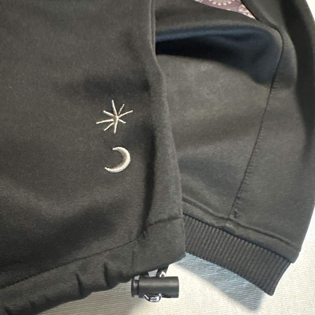 LUZ e SOMBRA ルースイソンブラ ペイズリー柄 切替ジップ パーカー