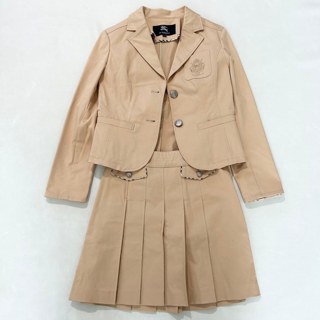 極美品 150サイズ Burberry バーバリー ベージュ セットアップ