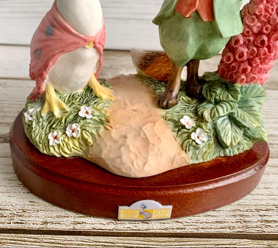 あひるのジマイマときつねの紳士100周年記念フィギュリン ピーターラビット