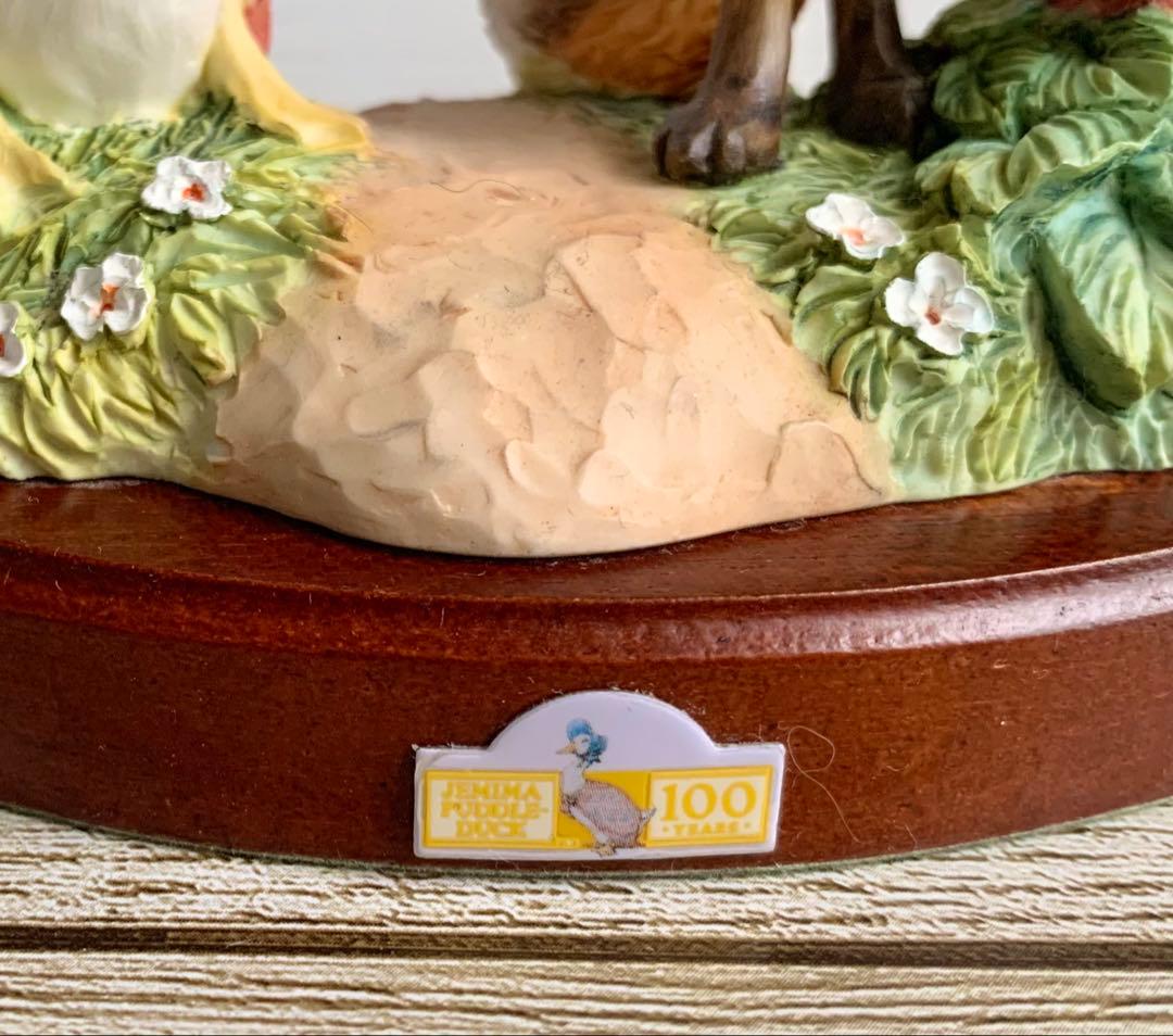 あひるのジマイマときつねの紳士100周年記念フィギュリン ピーターラビット