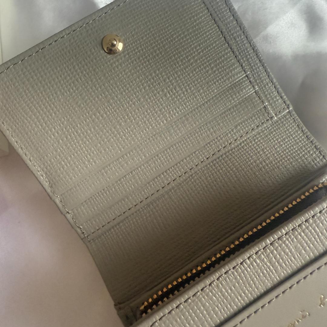 アニエスベー　二つ折り財布（グレー）