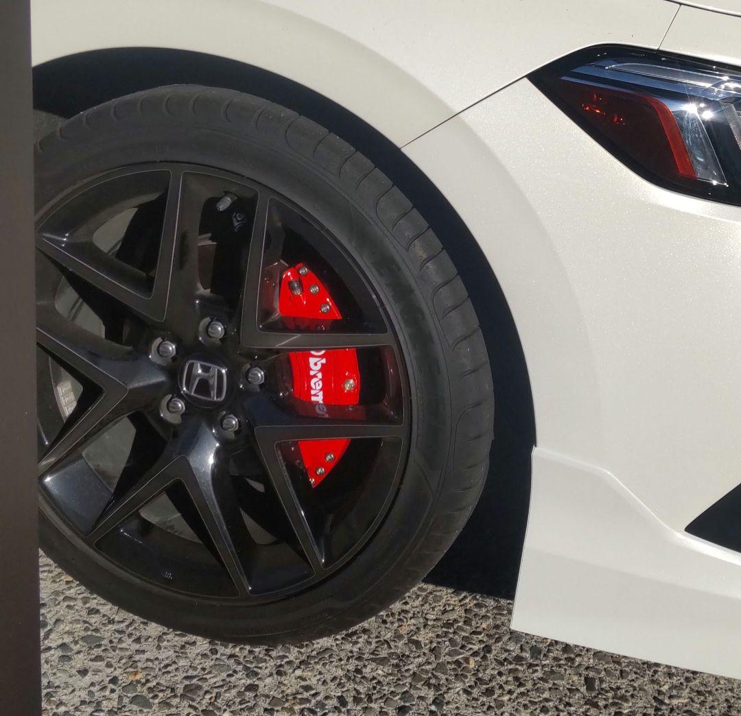 FK7、FL1シビック ブレーキキャリパー 4個セット 赤