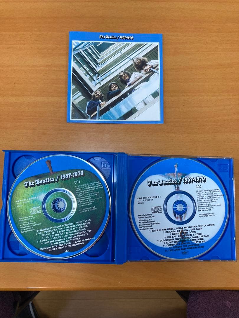 ビートルズ/1967年〜1970年版CDアルバム2枚組