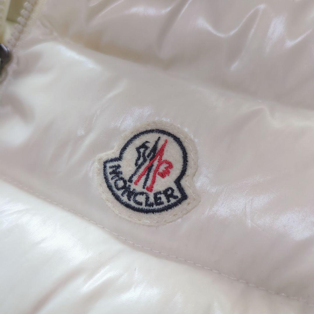 MONCLER　GHANY GILET　ダウンベスト　ロゴワッペン　サイズ1　白