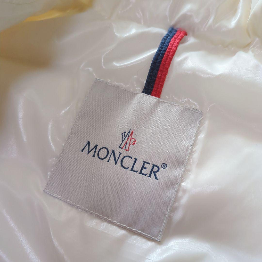MONCLER　GHANY GILET　ダウンベスト　ロゴワッペン　サイズ1　白