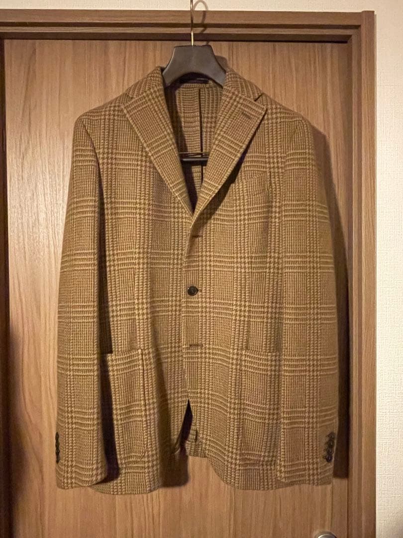 THE GIGI イタリア製　チェック柄 テーラードジャケット
