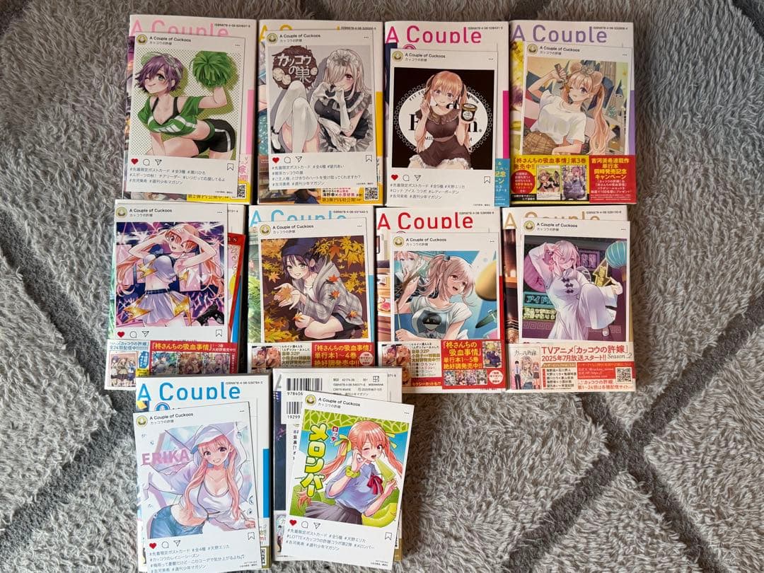 【平日価格】カッコウの許嫁　初版 帯付き1〜29巻特典版イラストカード付きセット