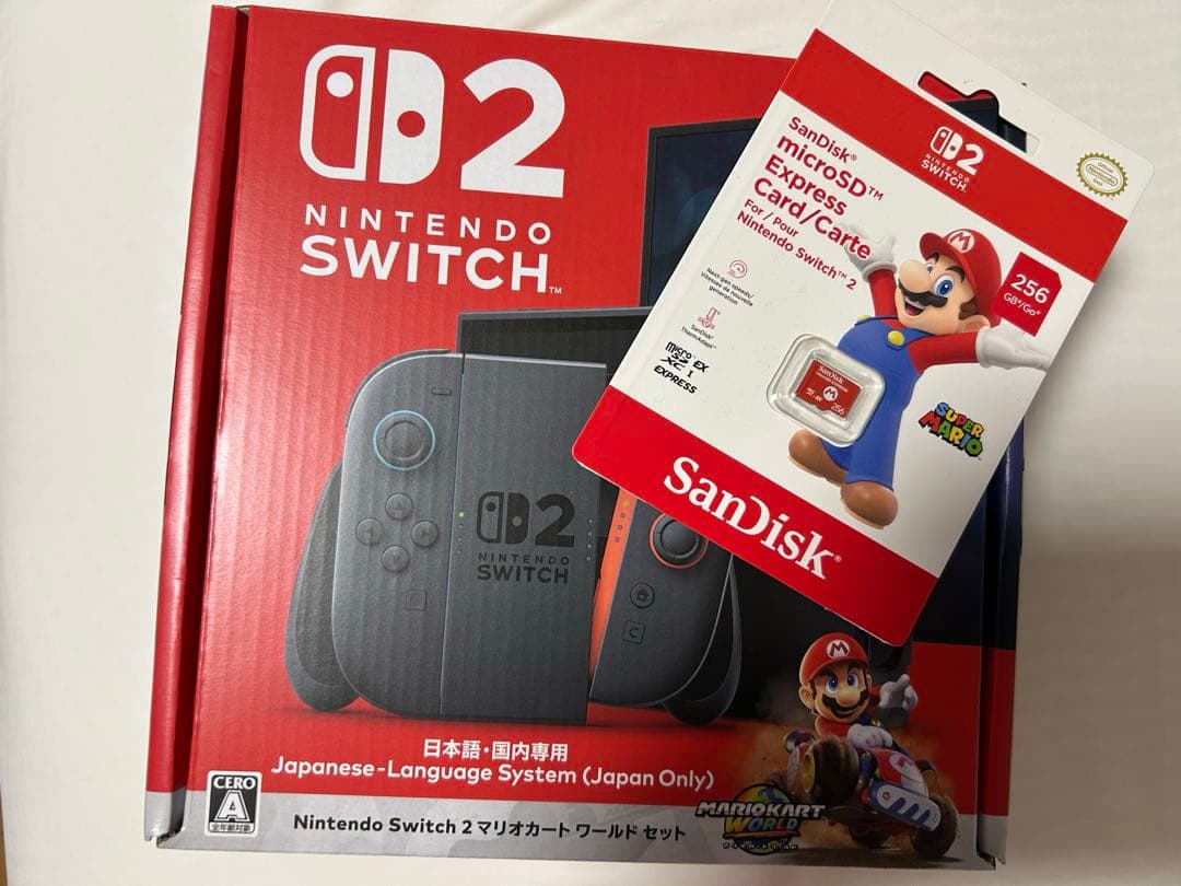 【新品】Nintendo Switch 2日本語版+ 256GB microSD