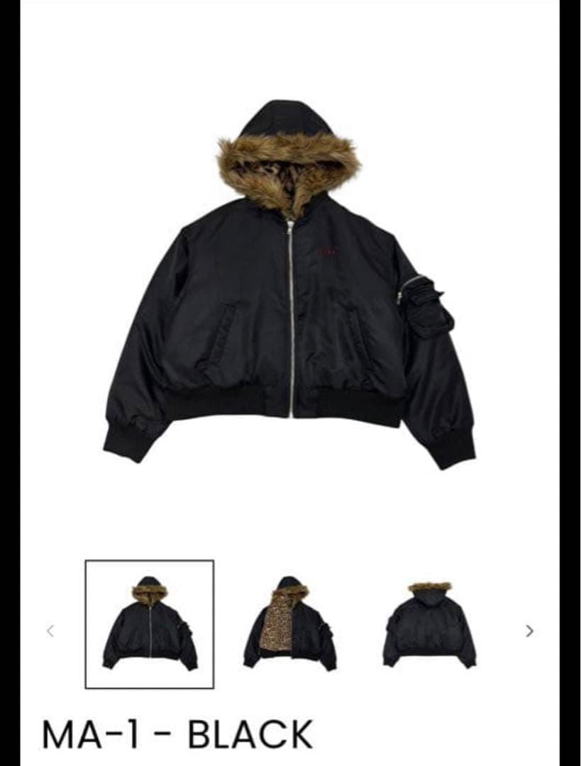 ジャケット・アウター 9/sprojectMA-1 - BLACK