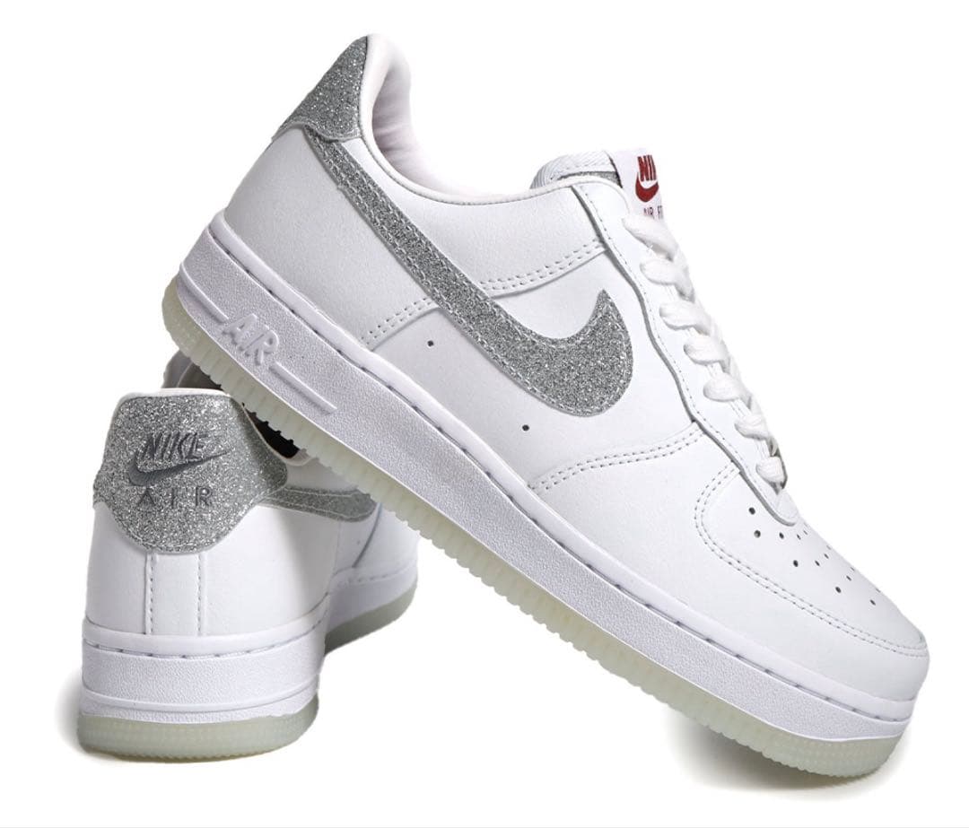 Nike Air Force 1 ホワイト/シルバー　23.5cm