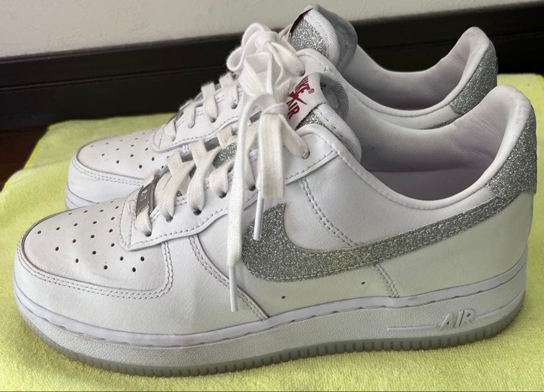 Nike Air Force 1 ホワイト/シルバー　23.5cm