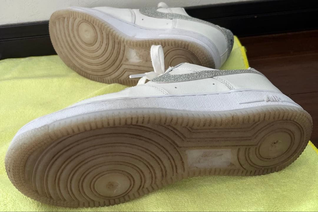 Nike Air Force 1 ホワイト/シルバー　23.5cm