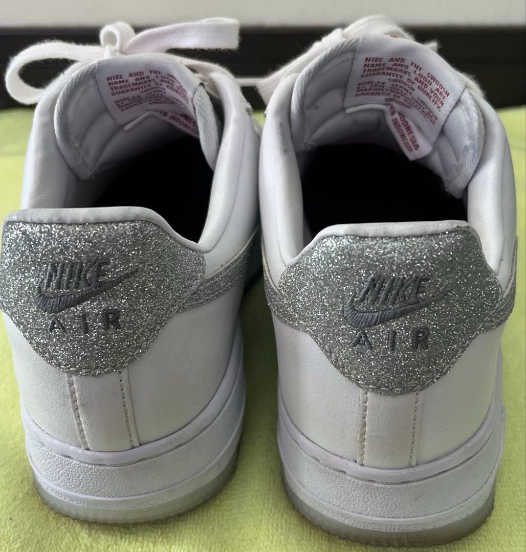 Nike Air Force 1 ホワイト/シルバー　23.5cm
