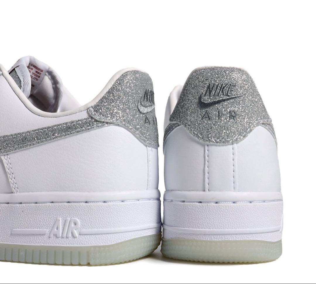 Nike Air Force 1 ホワイト/シルバー　23.5cm