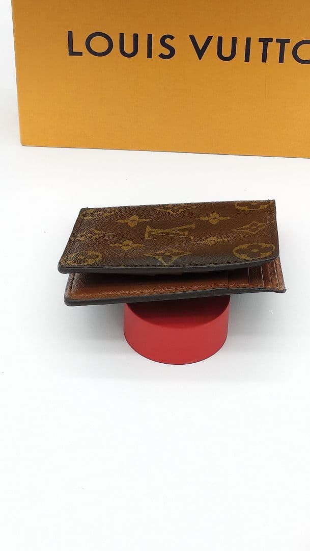 【美品】LOUIS VUITTON メンズモノグラム 二つ折り財布