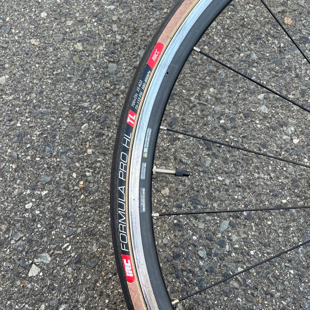 SHIMANO RS フロントホイール＋IRC チューブレスタイヤ