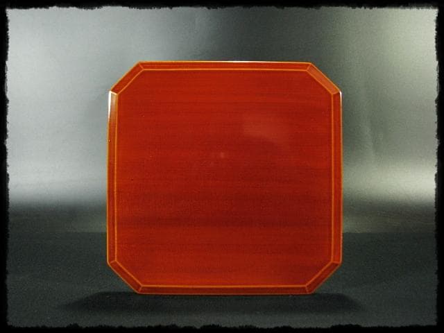 春慶 縁高 成田流 飛騨春慶 塗師 谷 正利 縁高重 茶道具 菓子器 f201