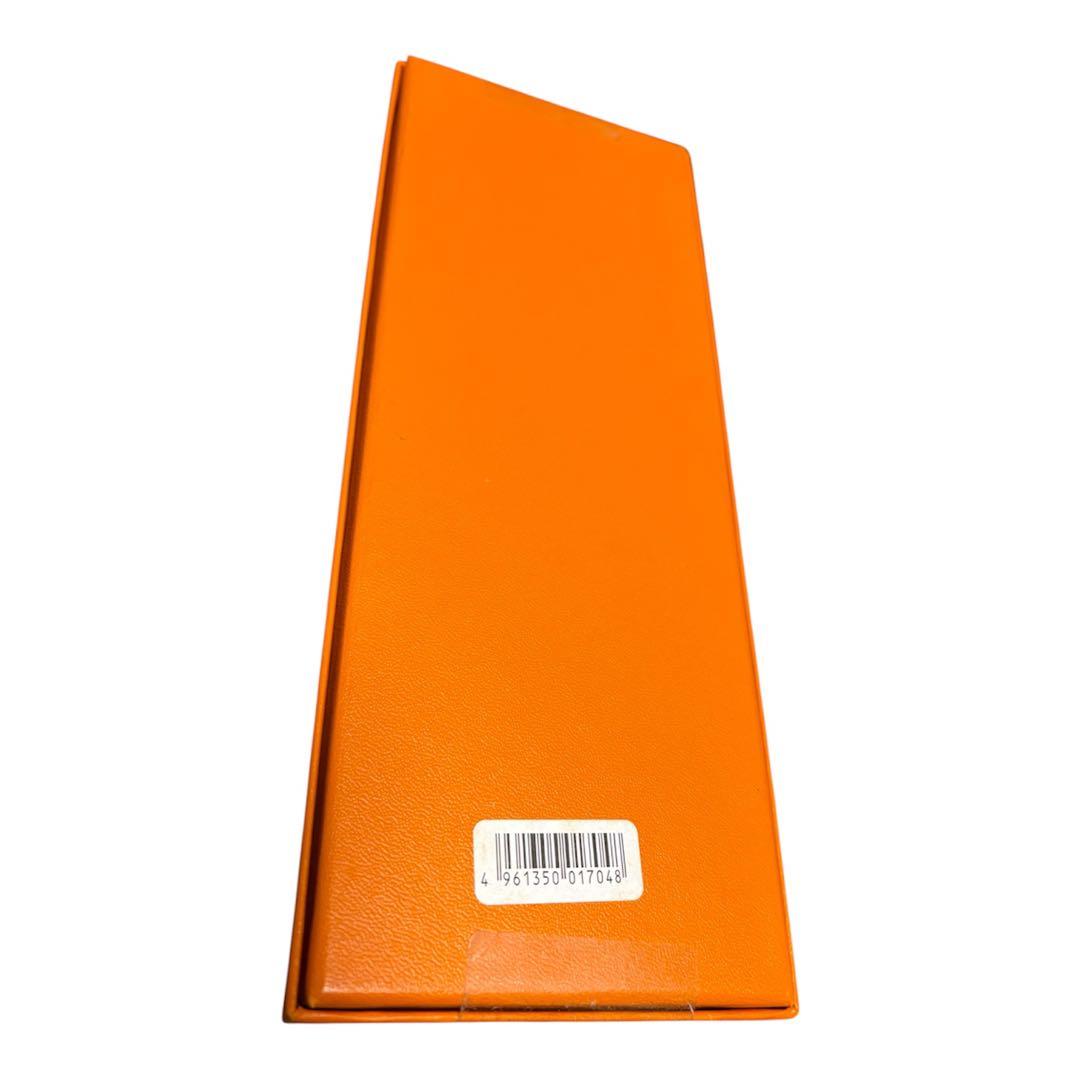 【未使用】HERMES（エルメス）ネクタイ　H柄　ネイビー系　箱つき