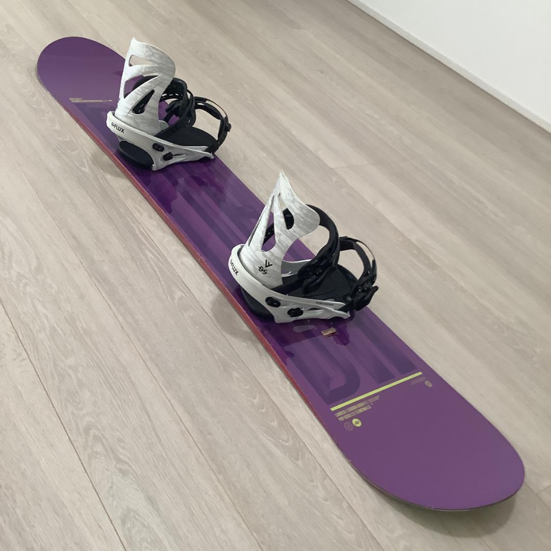 018RIDE DH 153cmFLUX DSメンズスノーボードセット初心者向き