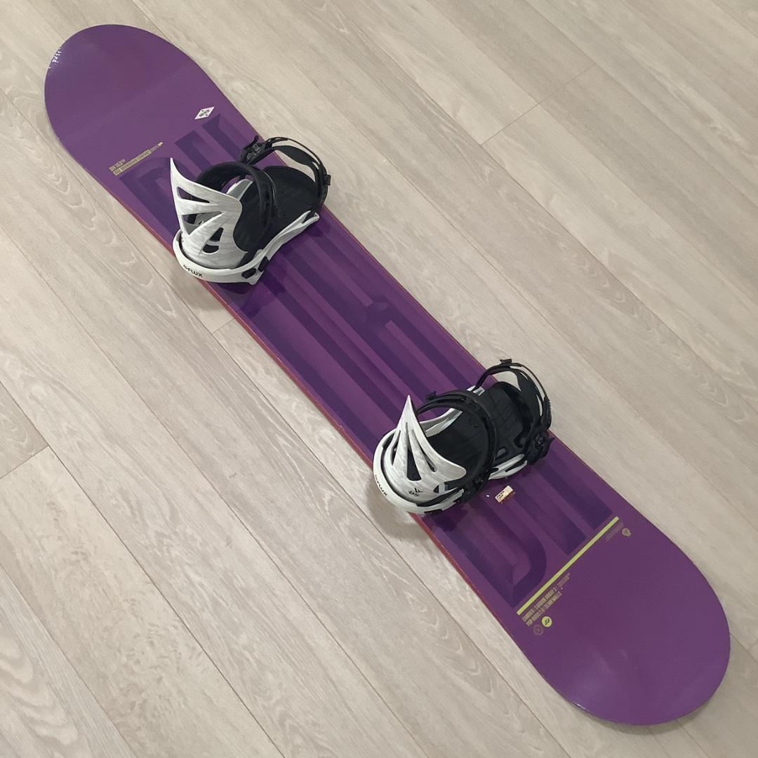 018RIDE DH 153cmFLUX DSメンズスノーボードセット初心者向き