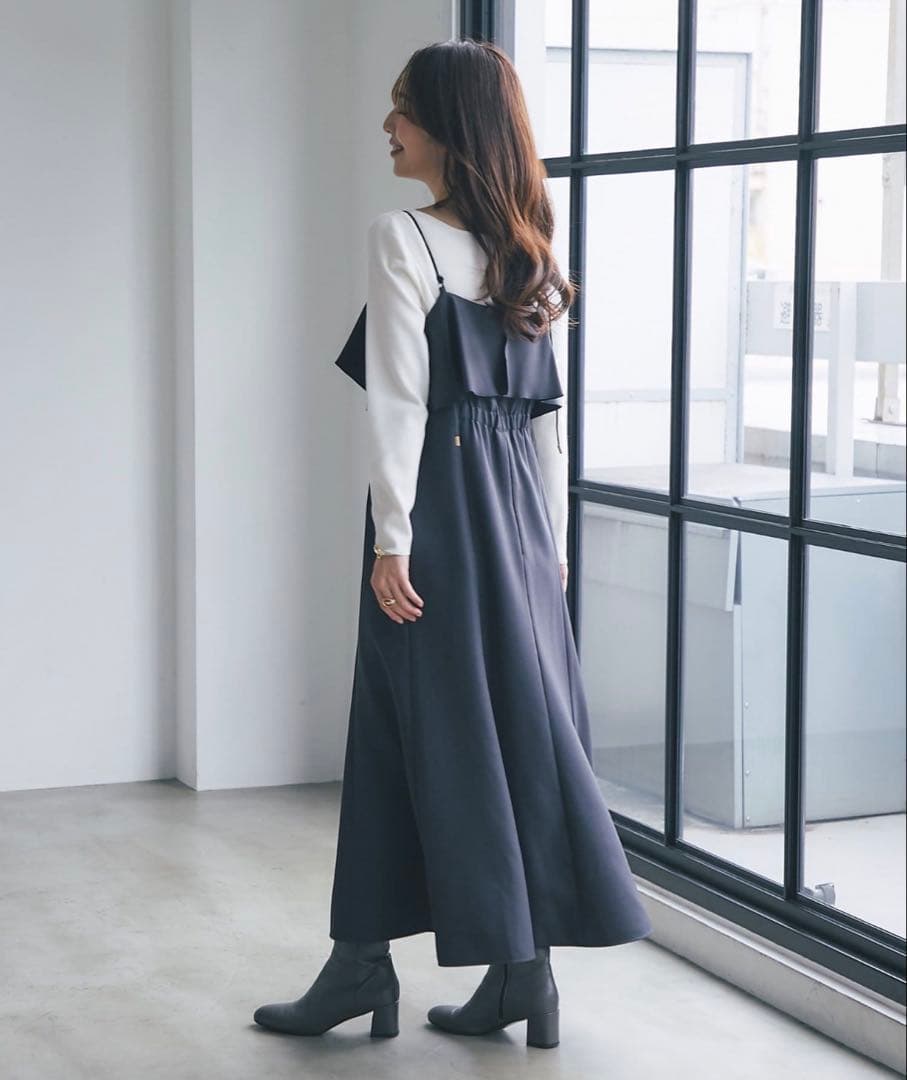 1/31までの出品⭐︎完売品！36サイズ♡ラッフルマーメイドキャミワンピース