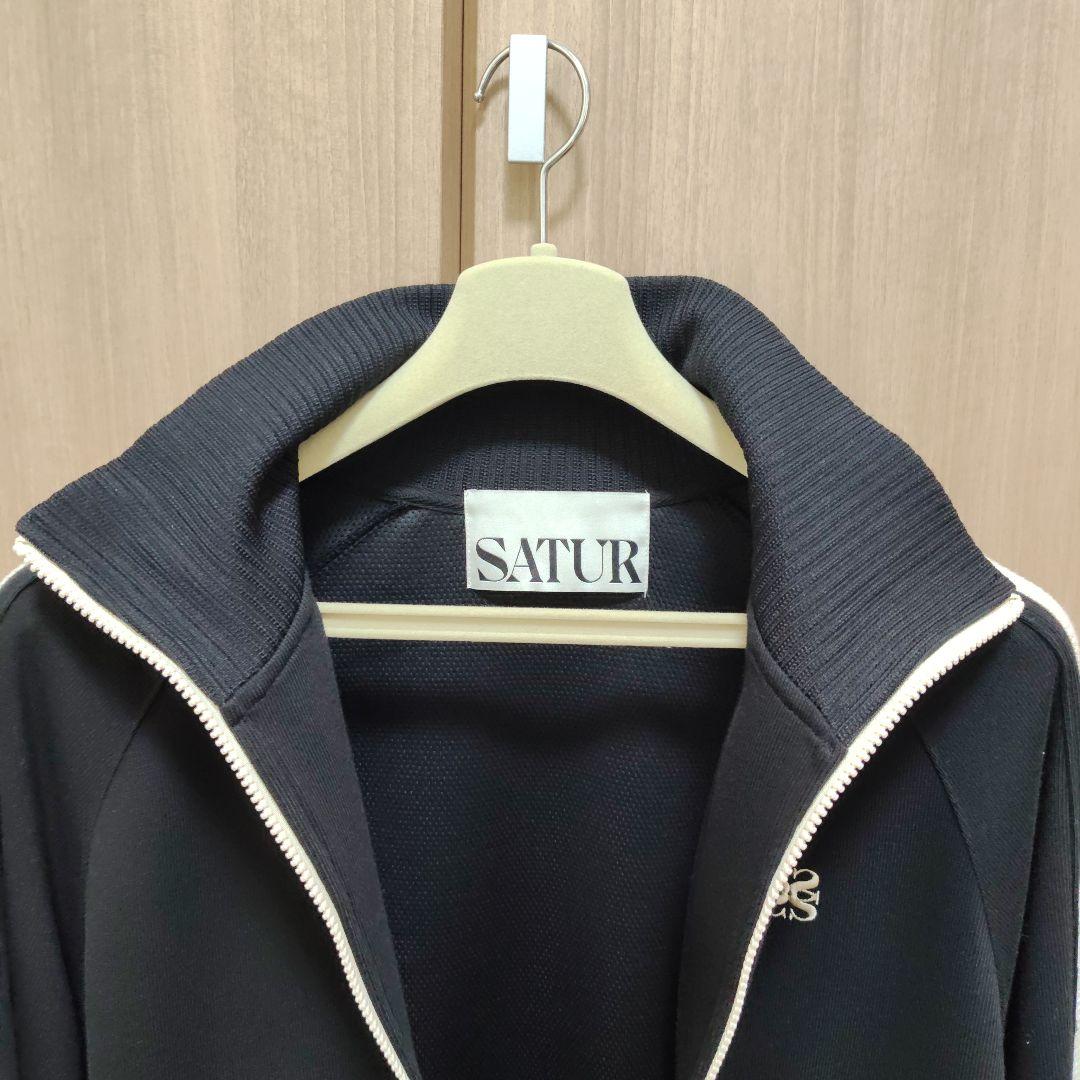SATURセタートラックジャケット　ブラック　XL