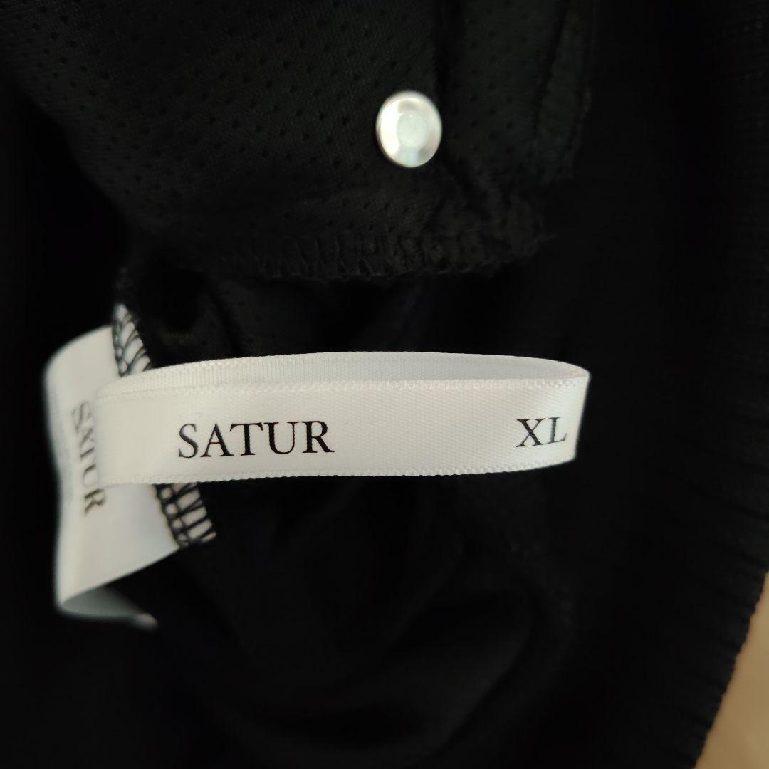 SATURセタートラックジャケット　ブラック　XL