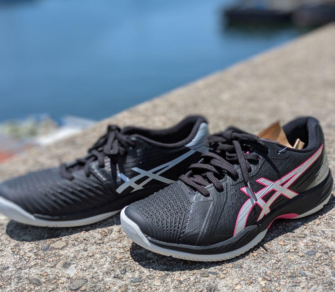 asics テニスシューズ25.5