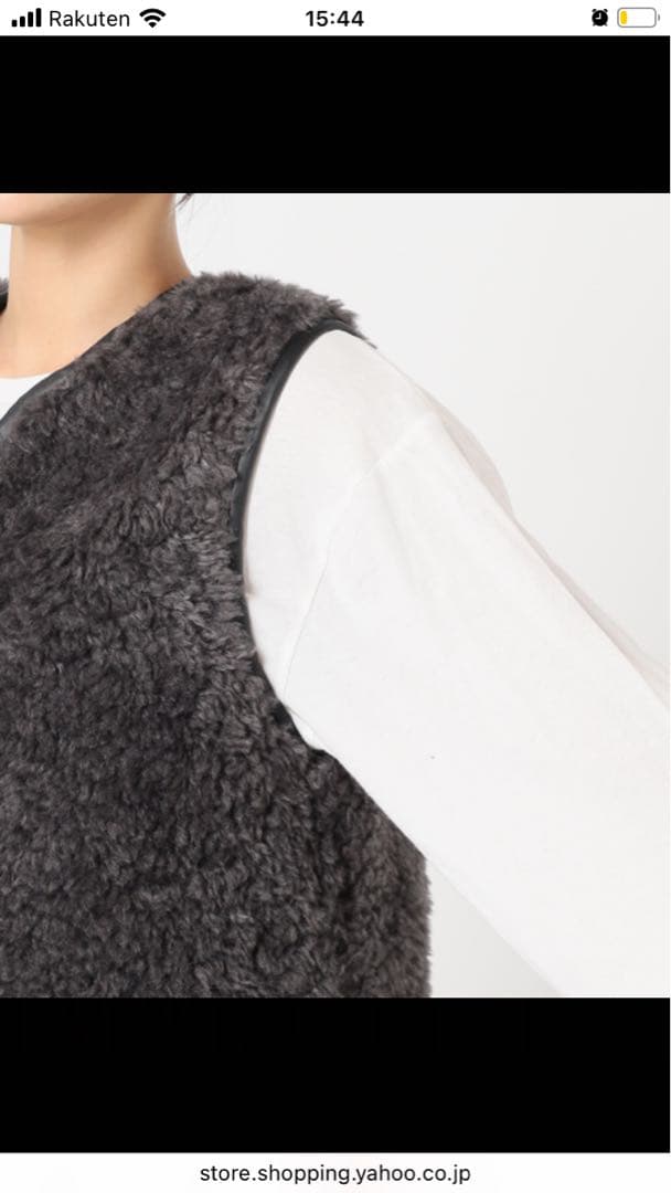 JOURNALSTANDARD relume シープフェイクファージップベスト