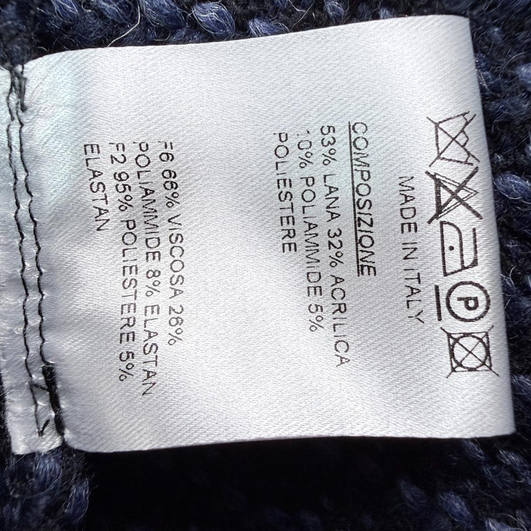 美品 T-JACKET コットンリネンニット ジャケットコート チェスター