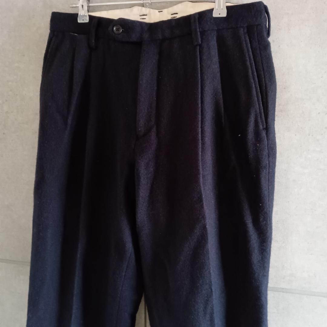 Phlannel フランネル 2TUCK ウールスラックス 日本製 X3860